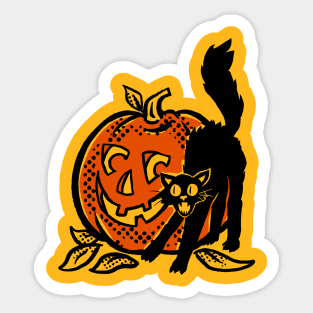 Vintage Halloween Sticker
